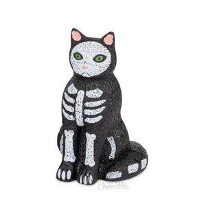Skeleton Cat soft vinyl figurine