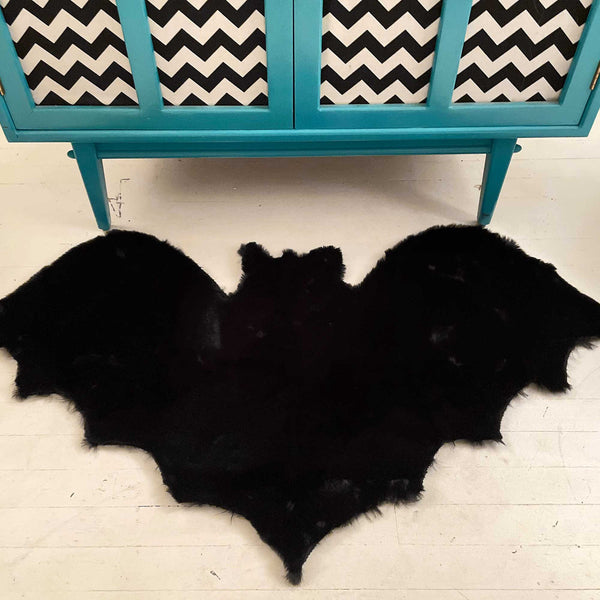 Furry Bat Rug by Sourpuss