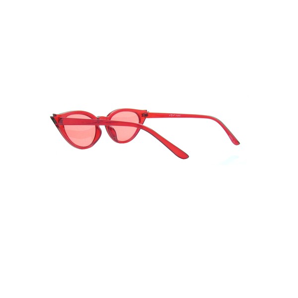 Double Point Cat Eye Sunglasses in Red