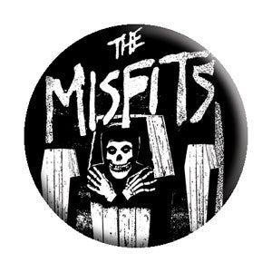 Misfits Coffins Button