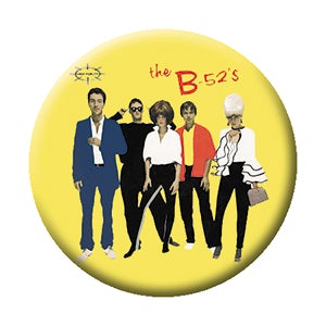 B-52s yellow 1.25" button