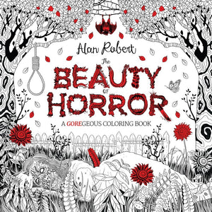Beauty of Horror book by Alan Robert black white red illustrated cover