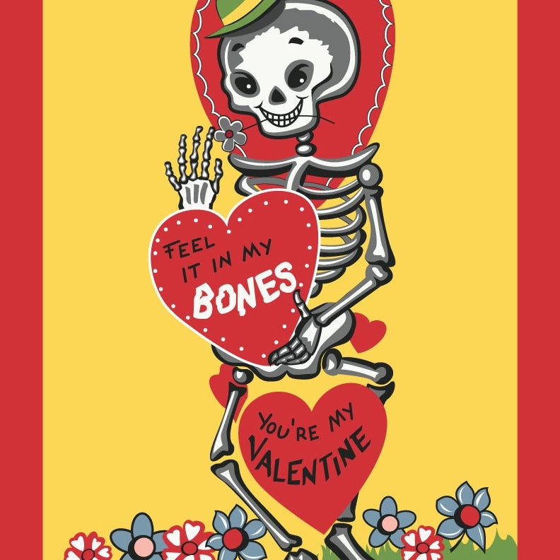 Bones Valentine Card | Naked City Clothing