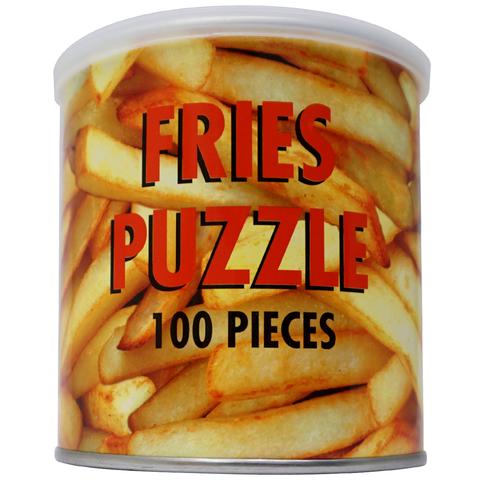 Can of 100 piece French Fries Puzzle