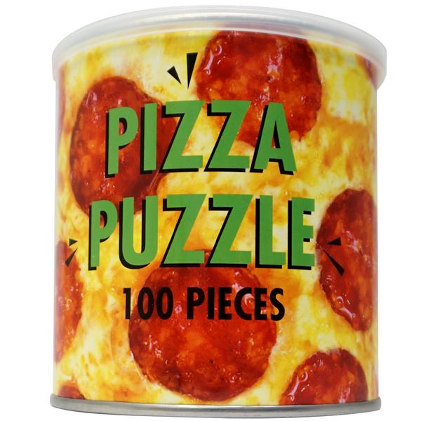 Can of 100 piece Pizza Puzzle