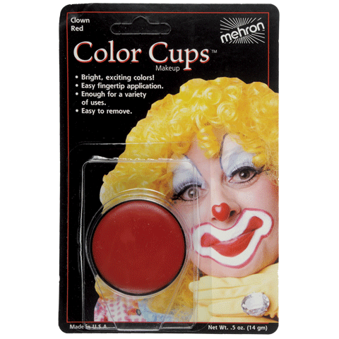 Red "Color Cups" Greasepaint Makeup by Mehron