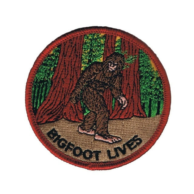 Round “BIGFOOT LIVES” patch