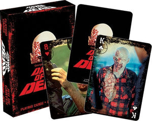 Pack of playing cards featuring color images from George Romero's 1978 zombie movie classic Dawn of the Dead