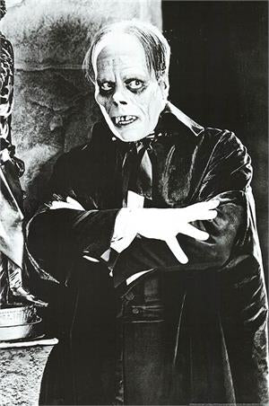 Lon Chaney as the Phantom of the Opera black & white photographic image 24" x 36" poster