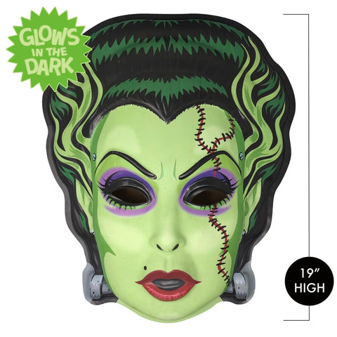 Ghoulsville glow-in-the-dark "Toxic Bride" vac-form plastic wall decor