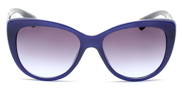 Blue Striped Arm Sunglasses