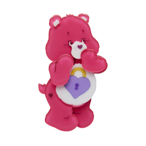 Care Bears Collection "Secret Bear" layered resin brooch